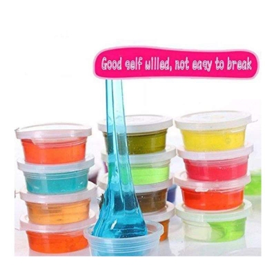 Picture of 12 Pieces Crystal Clay Slime - Multi Color 