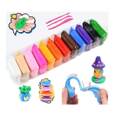 Picture of Multicolor Air Foam Clay, Quantity Per Set: 12pcs Multicolor