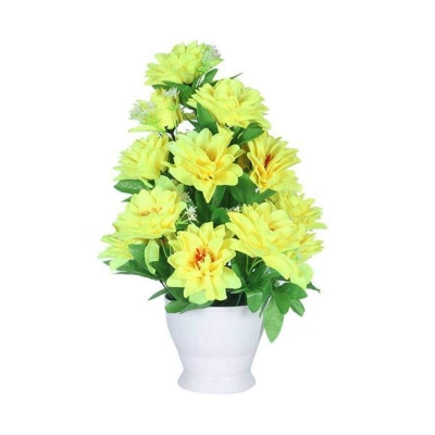 Picture of Artificial Flower Plant with Plant Holder Multicolor