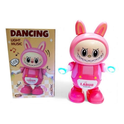 Picture of Labubu Dancing Doll with Music and Lights – Electric Toy for Kids Boys & Girls Multicolor