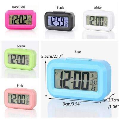 Picture of LED Digital Alarm Clock – Smart Electronic Clock with Mute, Backlight, Snooze, Timer, Temperature & Calendar – Colorful Display for Home, Office & Travel 