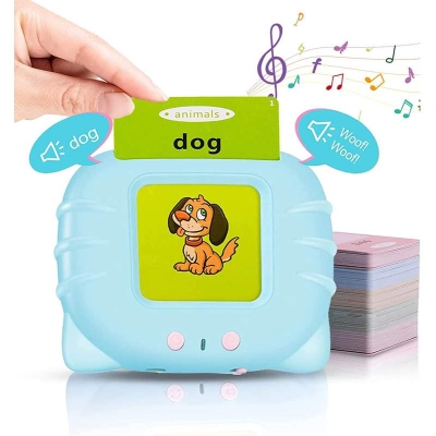 Picture of Talking Flash Cards bangla version, Learning Sensory Toys for Autistic Children, 224 Sight Words Speech Therapy Kids Toys Beginner, Birthday Gift for Little Boys and Girls Multicolor