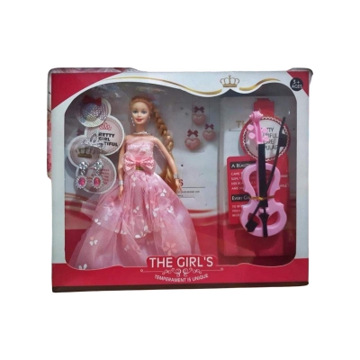 Picture of Pretty Beautiful Barbie Girl Playset for Cute Girls Multicolor