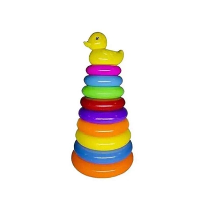 Picture of Rings Tower Construction Toy - Multicolor