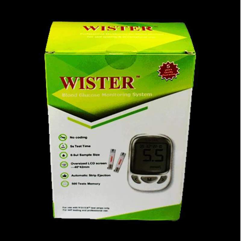 Picture of Wister Blood Glucose Monitor  Bp Machine- White 