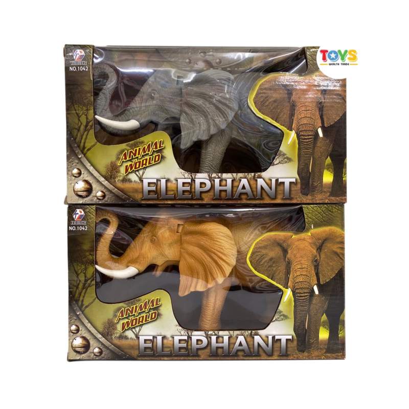 Picture of Walking Elephant Toy for Kids – Battery Operated Aliya Toy with Light & Sound (3×AA Batteries Included) Multicolor