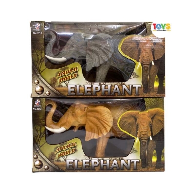 Picture of Walking Elephant Toy for Kids – Battery Operated Aliya Toy with Light & Sound (3×AA Batteries Included) Multicolor