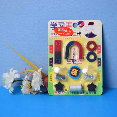Picture of 10 PCS Education Learning Magnet Set Physics Science Magnets KIT for Education Science Experiment Tools Multicolor