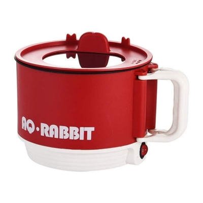 Picture of Multi-Functional Electric Cooking Pot - 1.5L Folding Portable Cooker for Ramen, Steaming, Frying, and More Multicolor