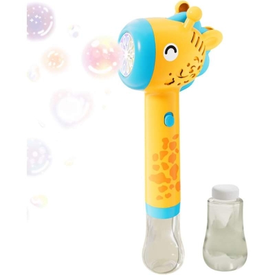 Picture of Kids Giraffe Bubble  Toy – Automatic Bubble Blower Machine with Music & Light | Electric Bubble Wand for Children 1pcs 