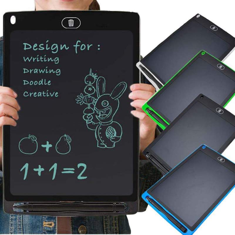 Picture of Magic LCD Writing Tablet, 8.5 inch Doodle Board, Electronic Drawing & Writing Board, with Smart Writing Stylus for Kids Gifts, Random Color Black