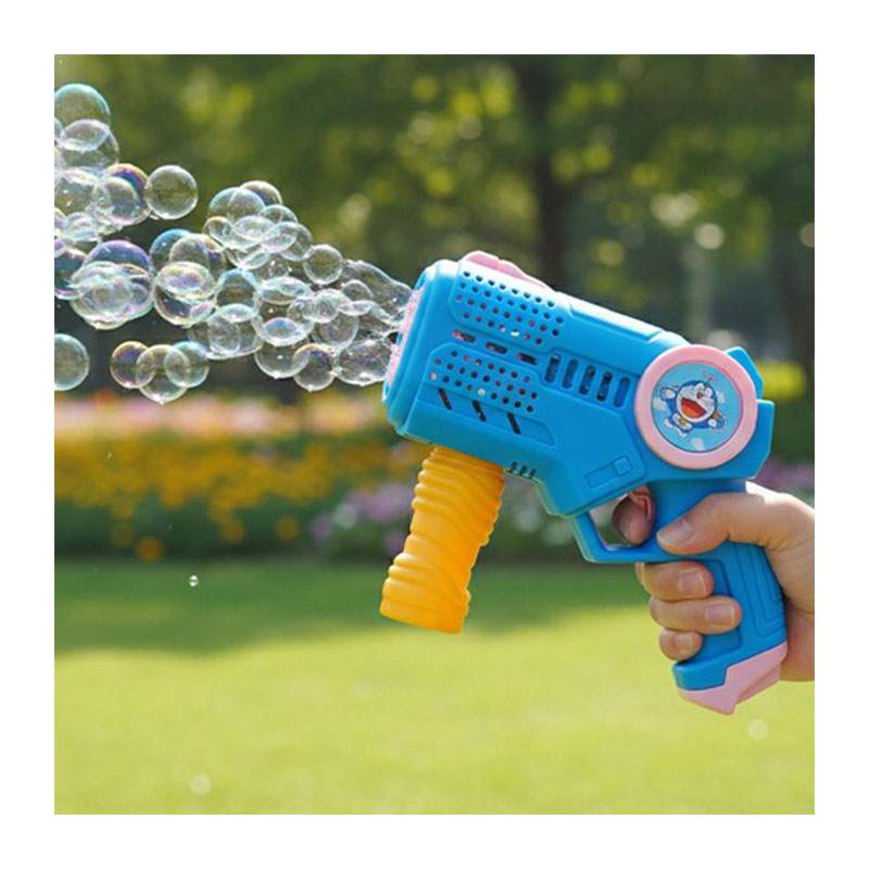 Picture of Kids Auto Bubble Gun Machine – Automatic Bubble Blower Toy with Mini Fan for Kids Multicolor