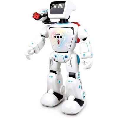 Picture of Dancing Robots, Hybrid Smart Remote Control Hydroelectric Robots, Singing and Dancing Popular Science Educational Toys, Voice Dialogue White