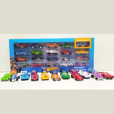 Picture of New model hot wheels die cast metal car set 20 pieces 