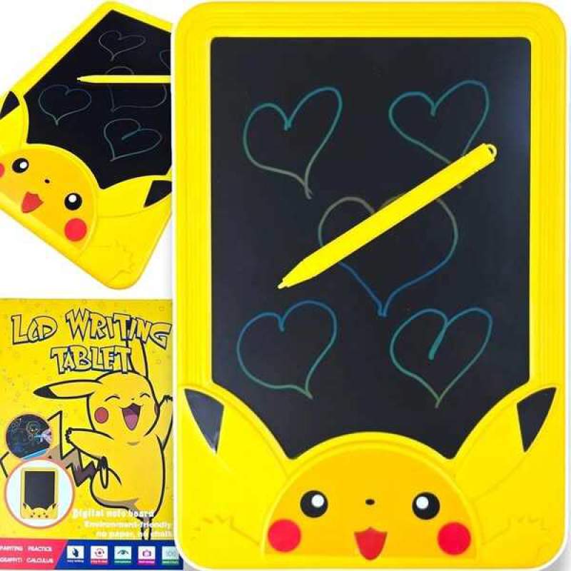 Picture of LCD Writing Tablet for Kids – Pikachu Theme | Digital Drawing & Writing Pad Yellow