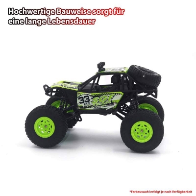 Picture of Heavy Duty Rock Crawler RC Car - 1:18 Scale, Off-Road Remote Control Toy for Kids with smock Multicolor