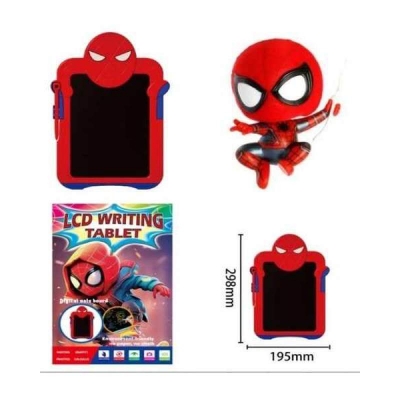 Picture of LCD Writing Tablet for Kids – Spider Superhero Design | 8.5 Inch Colorful Drawing Pad | Reusable Digital Writing Board for Boys & Girls Multicolor