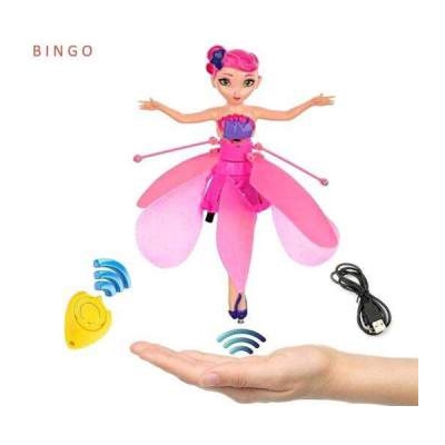 Picture of Flying Fairy Doll for Kids Pink