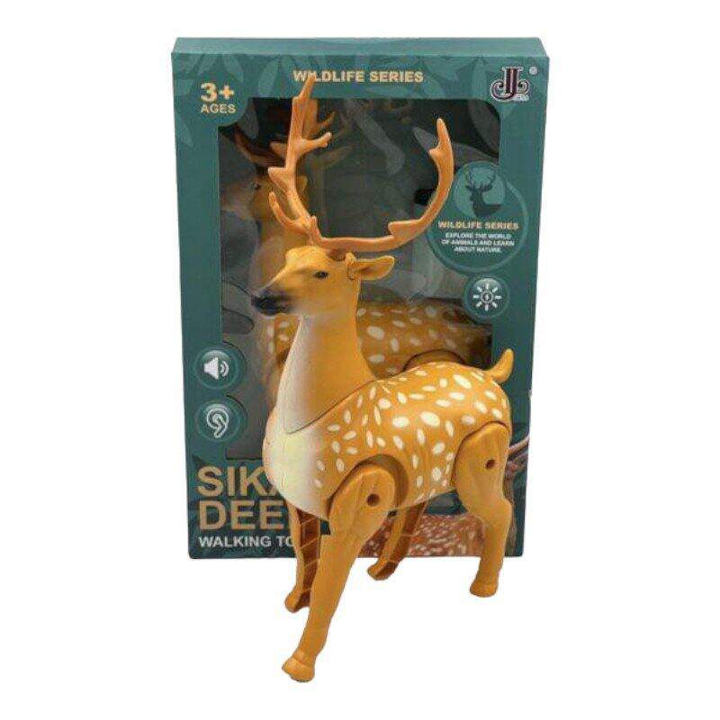 Picture of Walking Deer Zoo Animal Toy – Musical Figure with Realistic Sound & Movement – Kids Toy for 3+ Years Multicolor