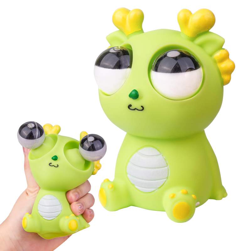 Picture of Creative Eye Popping Dragon Squeeze Toy – Cute Stress Relief Decompression Toy for Kids & Adults | Funny Gift for Birthday & Parties 