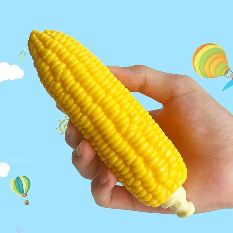 Picture of Children's Toys Peel Corn Smiley face pinch stress relief toys Yellow