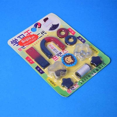 Picture of 10 PCS Education Learning Magnet Set Physics Science Magnets KIT for Education Science Experiment Tools Multicolor