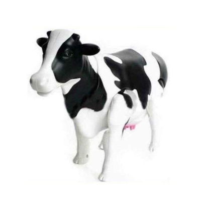 Picture of Walking Cow for Children Toys with Light and Music Black & White