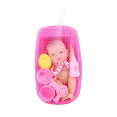 Picture of Toy Doll But Tub Set- Pink