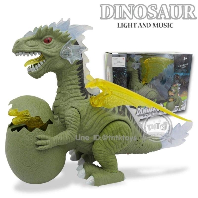 Picture of Dinosaur with Lights & Music Toy for Kids Green