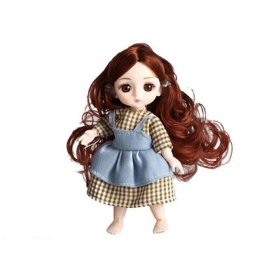 Picture of 10cm Mini Jointed Doll Girls Movable Jointed Girl Body Retro Style Kawaii Princess BJD Dolls Girls Toys Birthday Gift - Doll - Multicolor