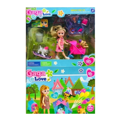 Picture of Miss Love Gaga doll set Multicolor