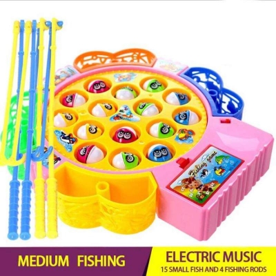 Picture of Funny Plastic Children's Play Toys Fishing Game Battery Operated With Music 