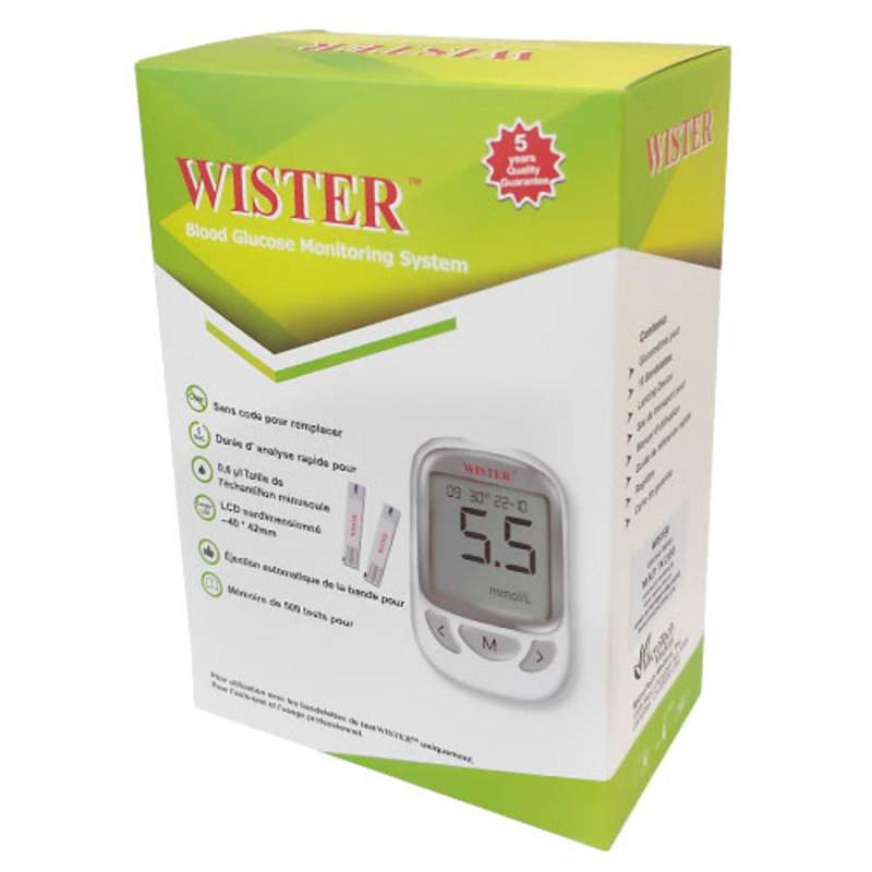 Picture of Wister Blood Glucose Monitor  Bp Machine- White 