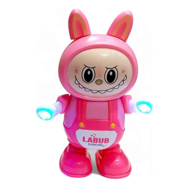 Picture of Labubu Dancing Doll with Music and Lights – Electric Toy for Kids Boys & Girls Multicolor