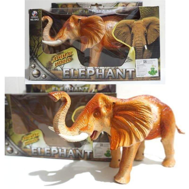Picture of Walking Elephant Toy for Kids – Battery Operated Aliya Toy with Light & Sound (3×AA Batteries Included) Multicolor