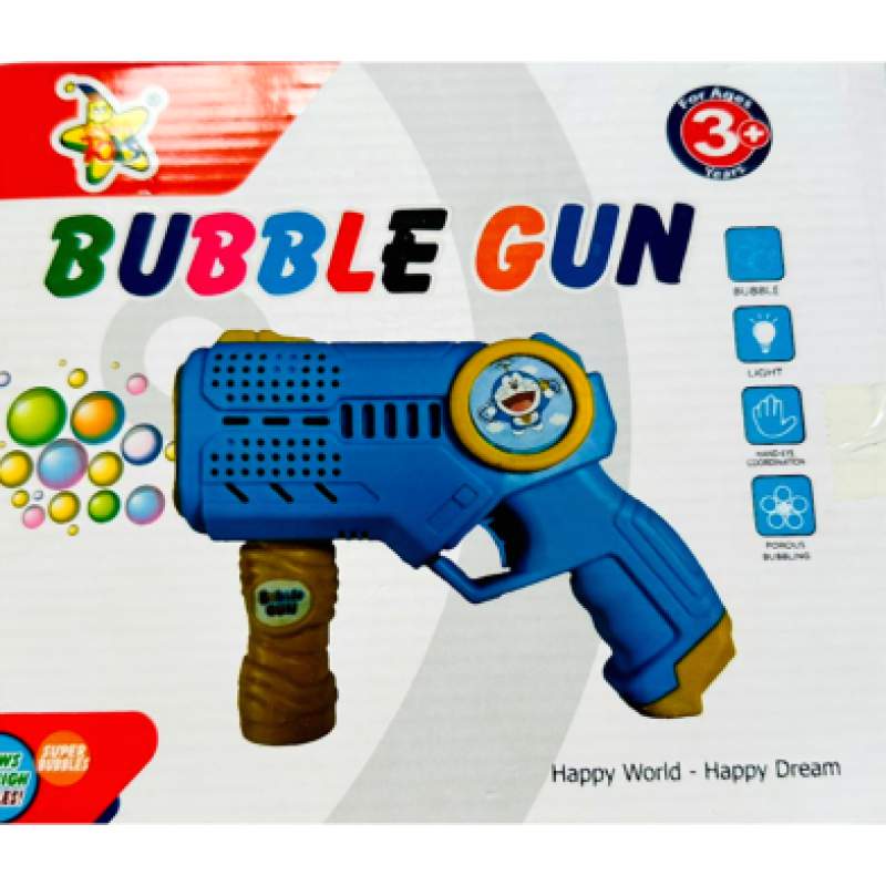 Picture of Kids Auto Bubble Gun Machine – Automatic Bubble Blower Toy with Mini Fan for Kids Multicolor