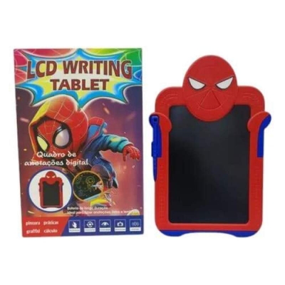Picture of LCD Writing Tablet for Kids – Spider Superhero Design | 8.5 Inch Colorful Drawing Pad | Reusable Digital Writing Board for Boys & Girls Multicolor