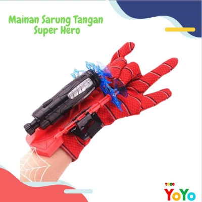 Picture of Launcher Glove Toy – Cartoon Spider Figure Cosplay Prop for Kids Multicolor