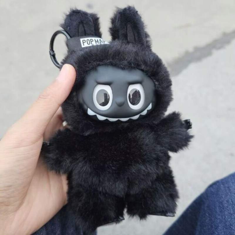 Picture of Labubu-Inspired Plush Toy 17cm – Halloween Special Edition | Eco-Friendly Soft Toy for Kids (8–12 Years) | Black