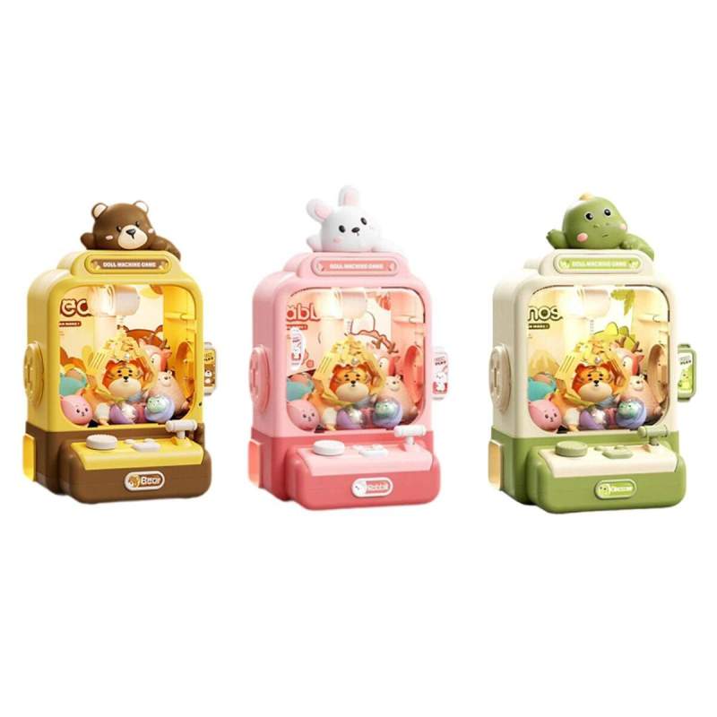 Picture of Mini Candy & Egg Catching Machine for Kids – Coin Operated Doll Grabber Toy for Boys and Girls Multicolor