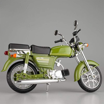Picture of Alloy Classic Motorcycle Diecast Model Toy with Light & Sound | Metal Simulation Bike for Kids & Collectors 