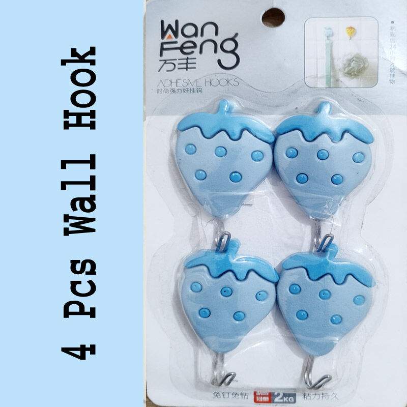 Picture of 4 Pieces Wall Hook Multicolor