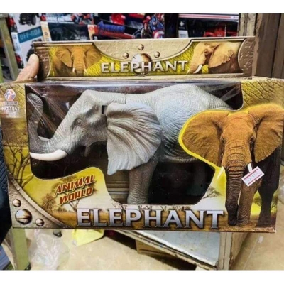 Picture of Walking Elephant Toy for Kids – Battery Operated Aliya Toy with Light & Sound (3×AA Batteries Included) Multicolor