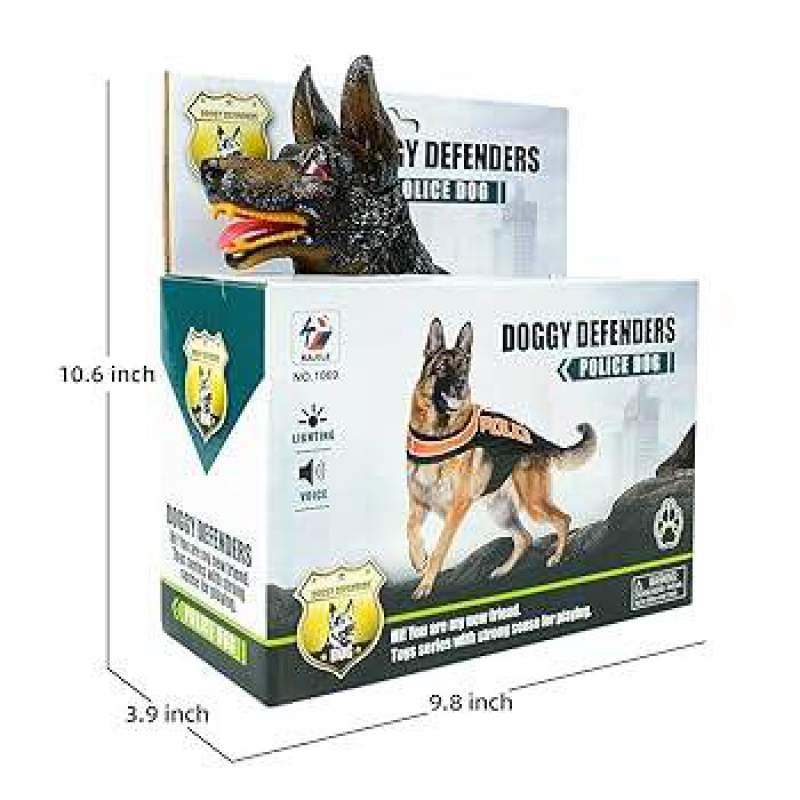 Picture of Robot Dog Smart Puppy Police Dog Toy – Mobile German Shepherd Interactive Puppy for Kids 3-6 Years Multicolor