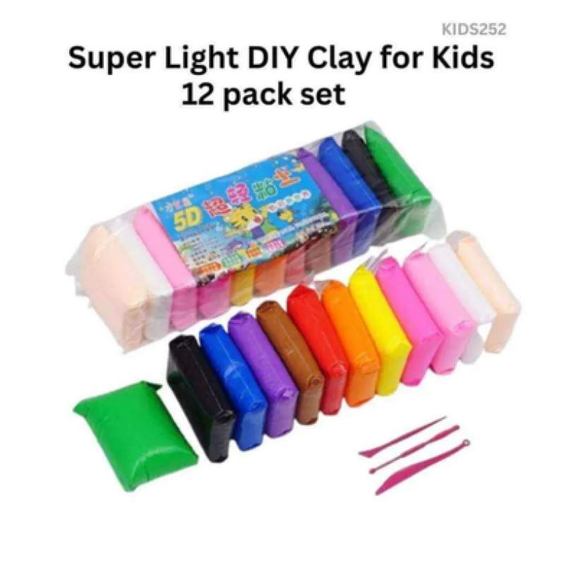 Picture of Multicolor Air Foam Clay, Quantity Per Set: 12pcs Multicolor