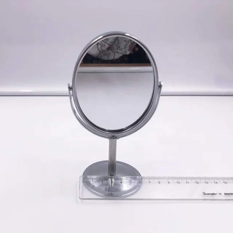 Picture of 360 Degree Swivel Magnifying Mirror, Vanity Mirror With Stand And Cute Mirror Silver