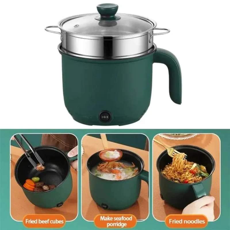 Picture of 1.8L Electric Multi Cooker - 2-in-1 Large Capacity Cooker with Steamer - Versatile Electric Pot for Boiling, Steaming, and Cooking Multicolor