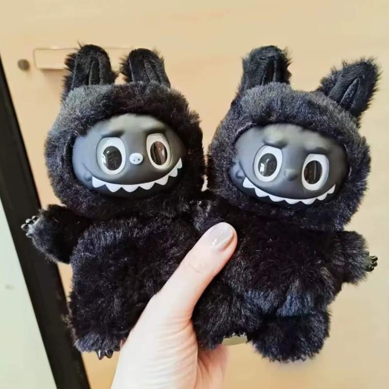 Picture of Labubu-Inspired Plush Toy 17cm – Halloween Special Edition | Eco-Friendly Soft Toy for Kids (8–12 Years) | Black
