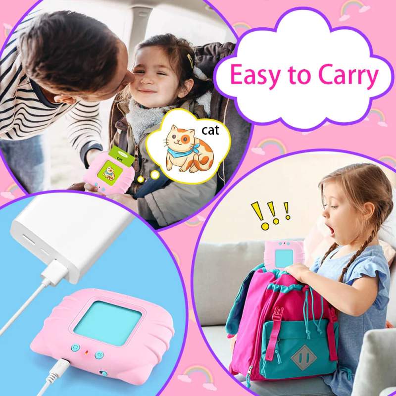 Picture of Talking Flash Cards bangla version, Learning Sensory Toys for Autistic Children, 224 Sight Words Speech Therapy Kids Toys Beginner, Birthday Gift for Little Boys and Girls Multicolor