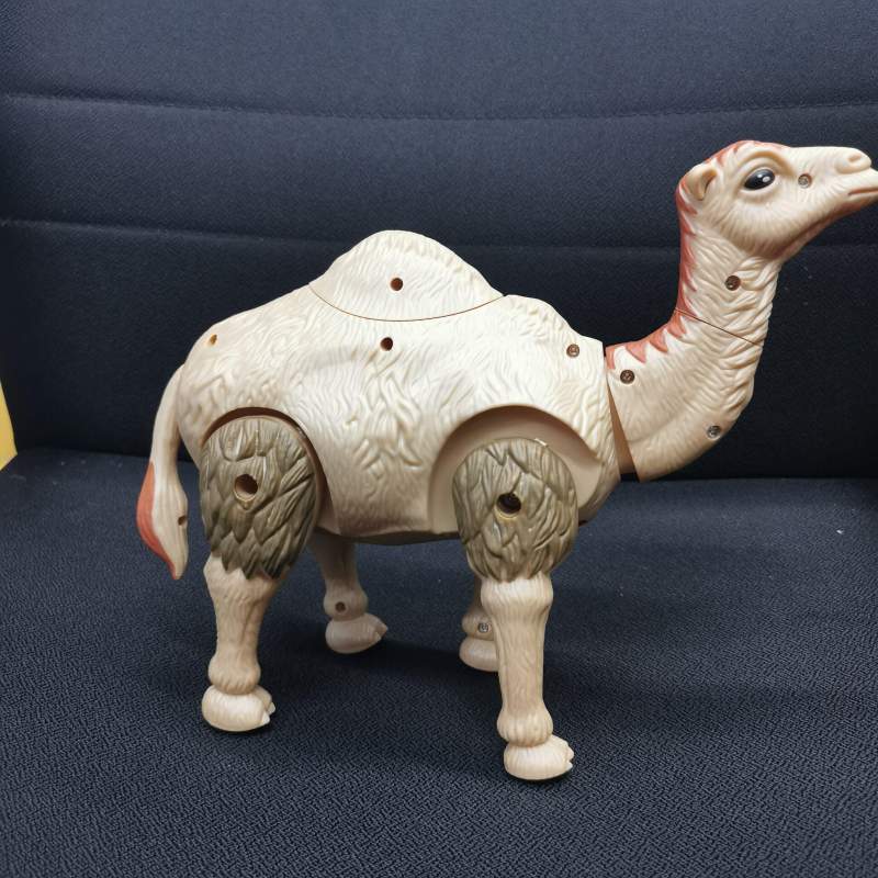 Picture of Walking Grunting Music Camel with Automatic Swinging Head & Tail Multicolor